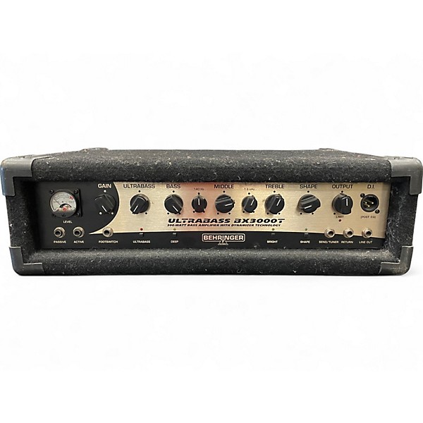 Used Behringer ultrabass  bx 3007 Bass Amp Head