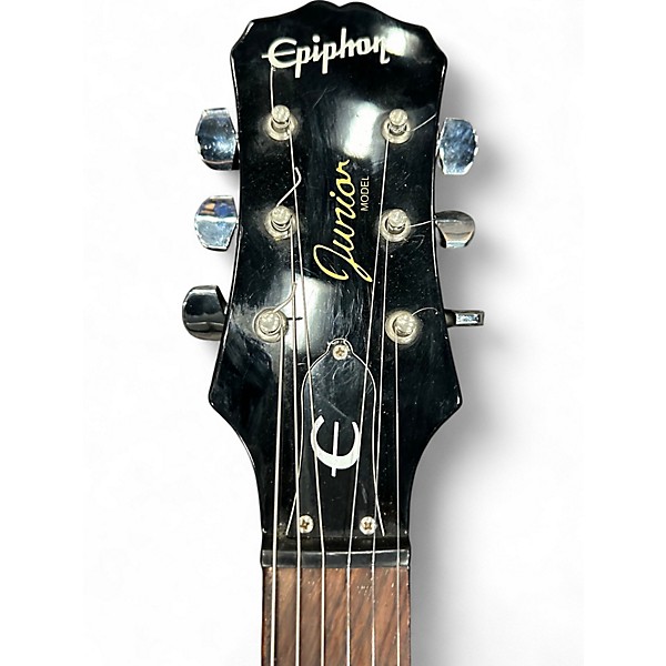 Used Epiphone Les Paul Junior Single Cut 2 Tone Sunburst Solid Body Electric Guitar