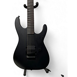 Used ESP LTD Black Metal Black Solid Body Electric Guitar