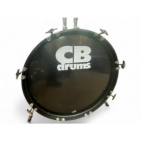 Used CB Percussion 5 Piece JRX55 Silver Drum Kit