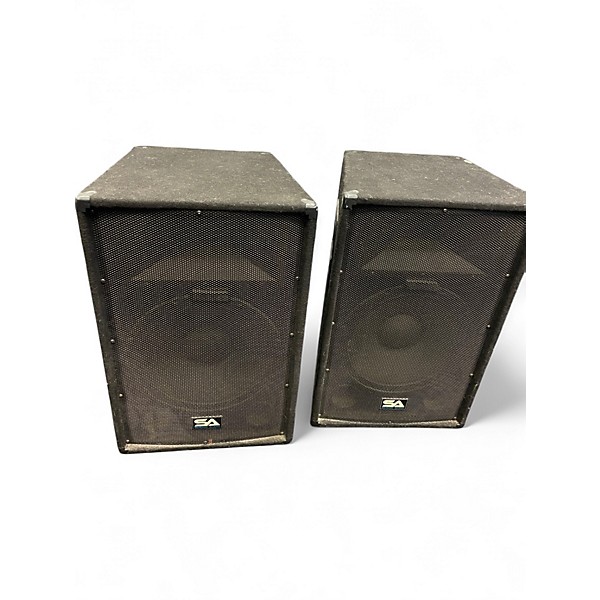 Used Seismic Audio SA-15T PAIR Unpowered Speaker