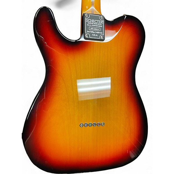 Used Schecter Guitar Research PT VINTAGE HS Tobacco Sunburst Solid Body Electric Guitar