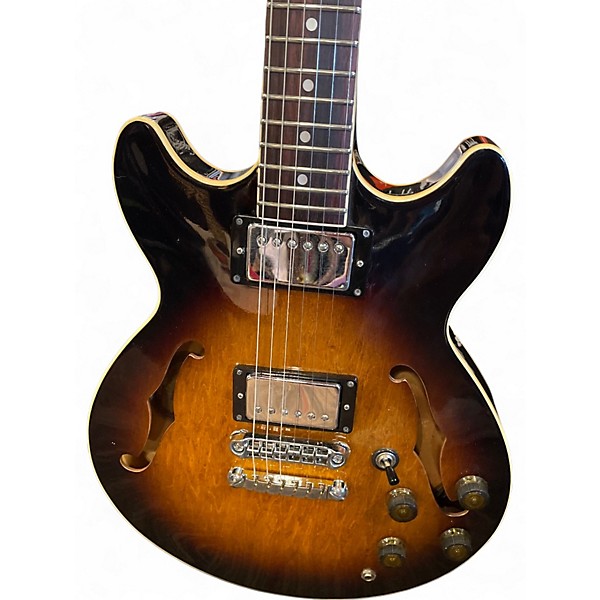 Used 1983 Ibanez Artist AM50 Tobacco Sunburst Hollow Body Electric Guitar