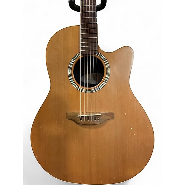 Used Ovation BALLADEER SPECIAL Natural Acoustic Electric Guitar