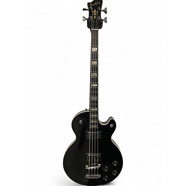 Vintage 1970s Hagstrom Swede Black Electric Bass Guitar