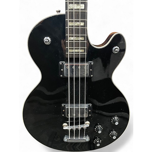Vintage 1970s Hagstrom Swede Black Electric Bass Guitar
