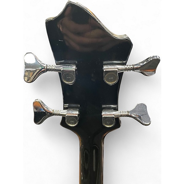 Vintage 1970s Hagstrom Swede Black Electric Bass Guitar