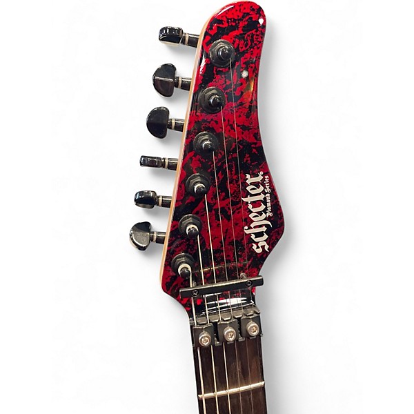 Used Schecter Guitar Research SUN VALLEY SUPER  SHREDDER  FR6 RED REIGN Solid Body Electric Guitar
