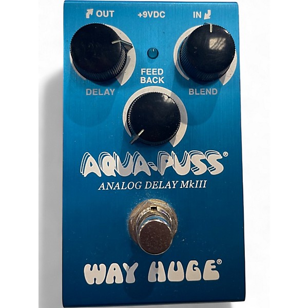 Used Way Huge Electronics WHE701 Aqua Puss Analog Delay Effect Pedal