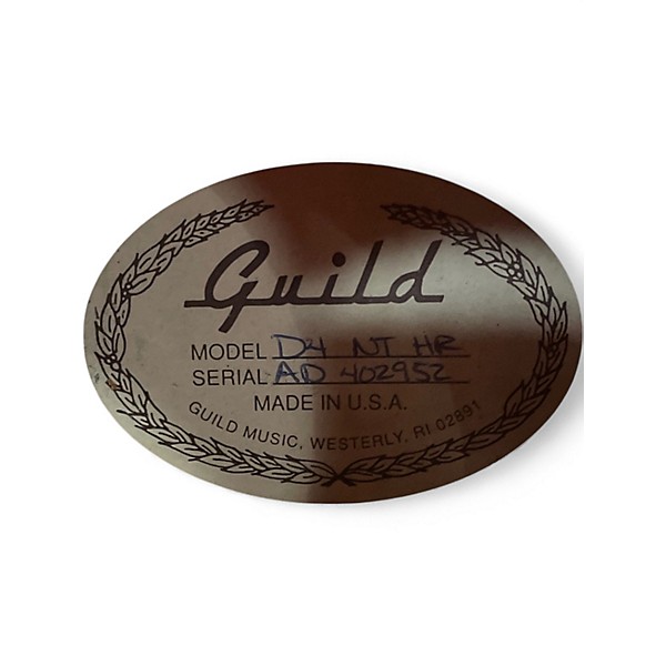 Used Guild D4HR Natural Acoustic Guitar