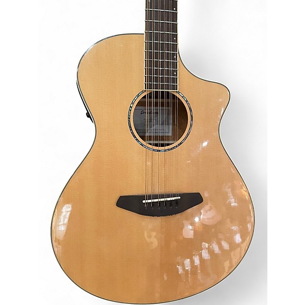 Used Breedlove Studio-12 Natural 12 String Acoustic Electric Guitar