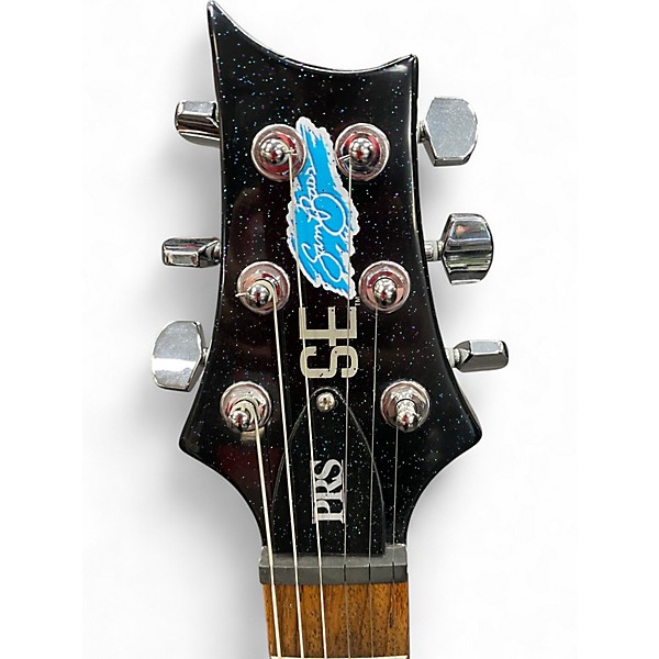 Used PRS sam bass singlecut black sparkle Solid Body Electric Guitar