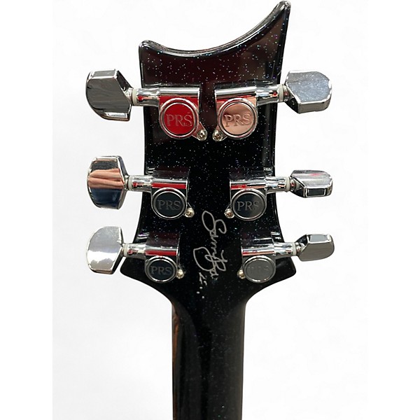 Used PRS sam bass singlecut black sparkle Solid Body Electric Guitar
