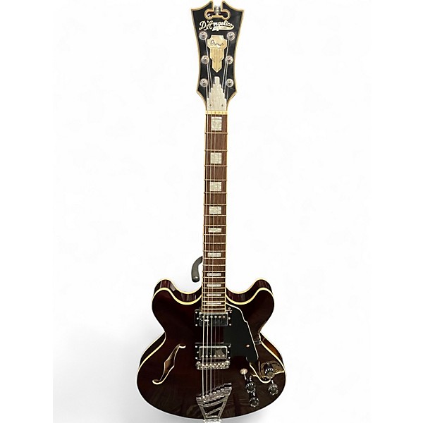 Used D'Angelico Premier Series DC Wine Red Hollow Body Electric Guitar