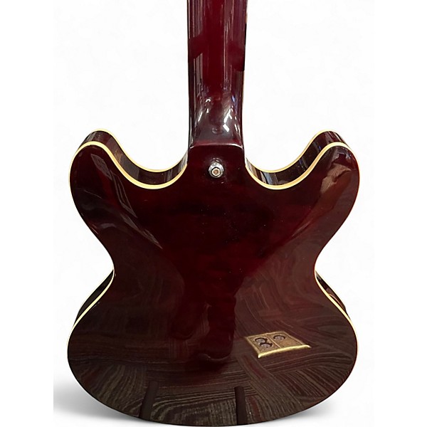 Used D'Angelico Premier Series DC Wine Red Hollow Body Electric Guitar