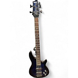 Used Spector OMEN ELITE-5 THRU BLUE BURST Electric Bass Guitar