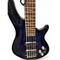 Used Spector OMEN ELITE-5 THRU BLUE BURST Electric Bass Guitar