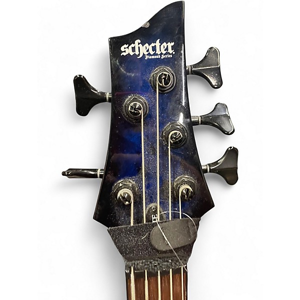 Used Spector OMEN ELITE-5 THRU BLUE BURST Electric Bass Guitar