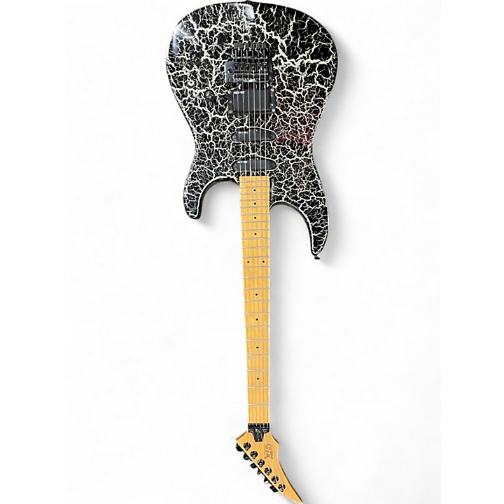 Used Kaman APPLAUSE BLACK CRACKLE Solid Body Electric Guitar BLACK