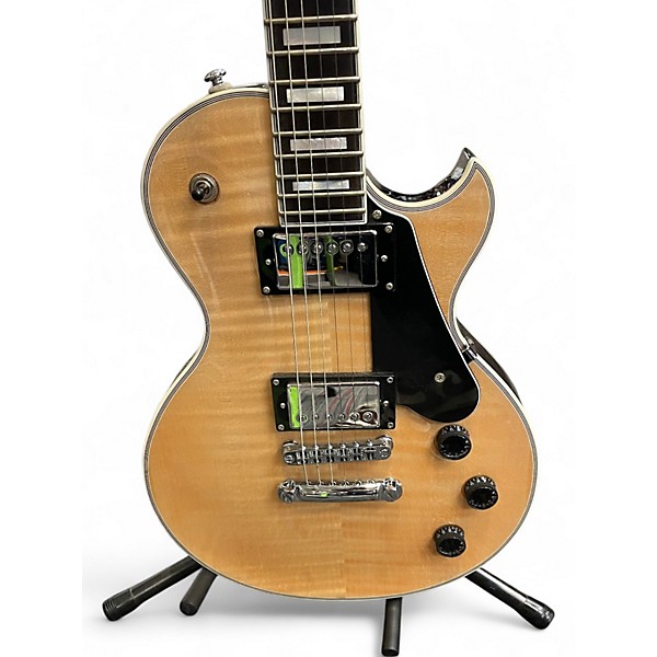 Used Schecter Guitar Research Solo II Custom Natural Solid Body Electric Guitar