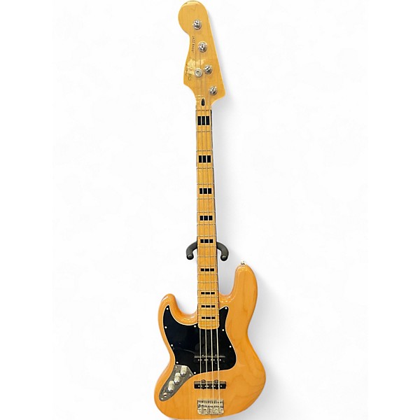 Used Squier Contemporary Jazz Bass Natural Electric Bass Guitar