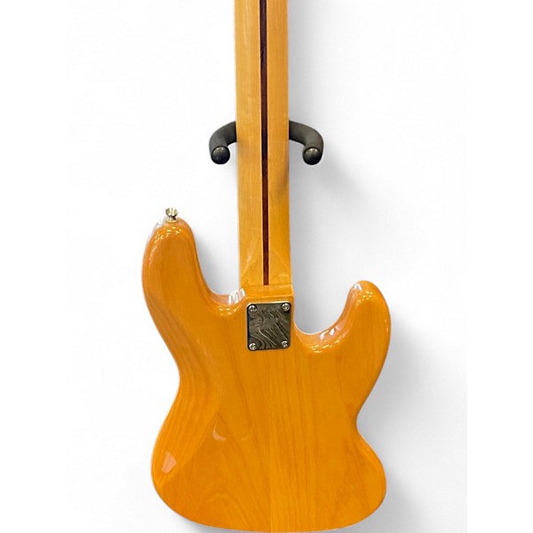 Used Squier Contemporary Jazz Bass Natural Electric Bass Guitar