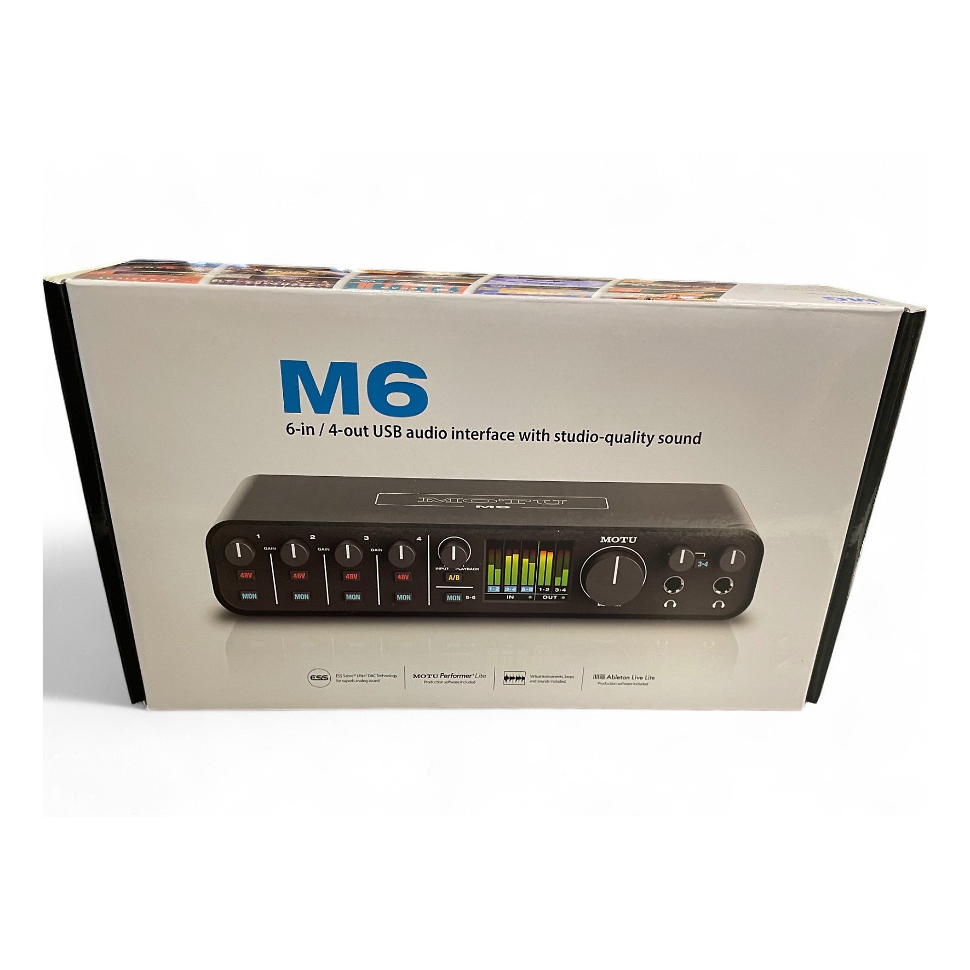 Amazon.com: MOTU M6 6 in 4 Out USB Audio Interface, Domestic