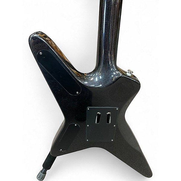 Used Kramer TRACII GUN GUNSTAR VOYAGER Metallic Black Solid Body Electric Guitar