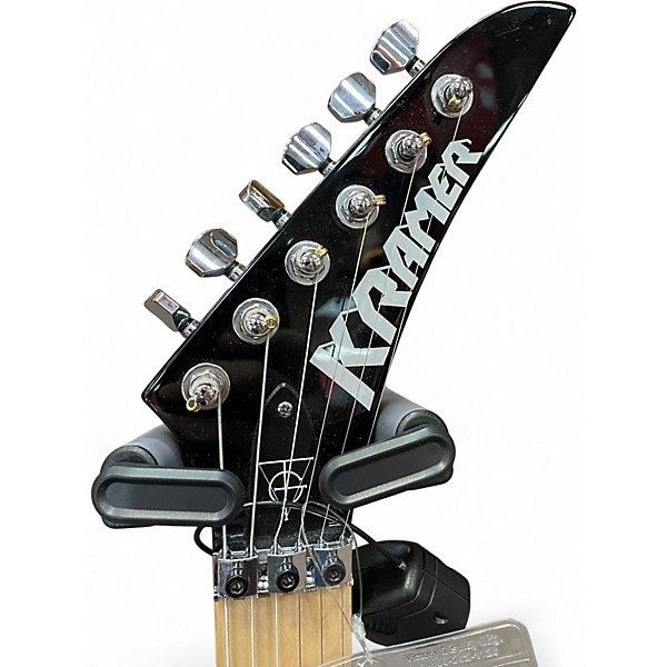 Used Kramer TRACII GUN GUNSTAR VOYAGER Metallic Black Solid Body Electric Guitar