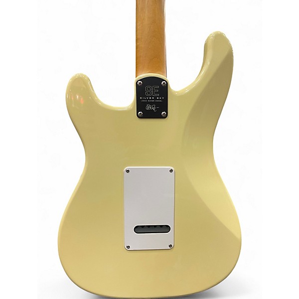 Used PRS SE Silver Sky MOON WHITE Solid Body Electric Guitar