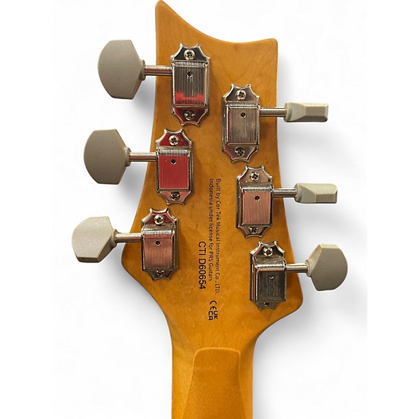 Used PRS SE Silver Sky MOON WHITE Solid Body Electric Guitar