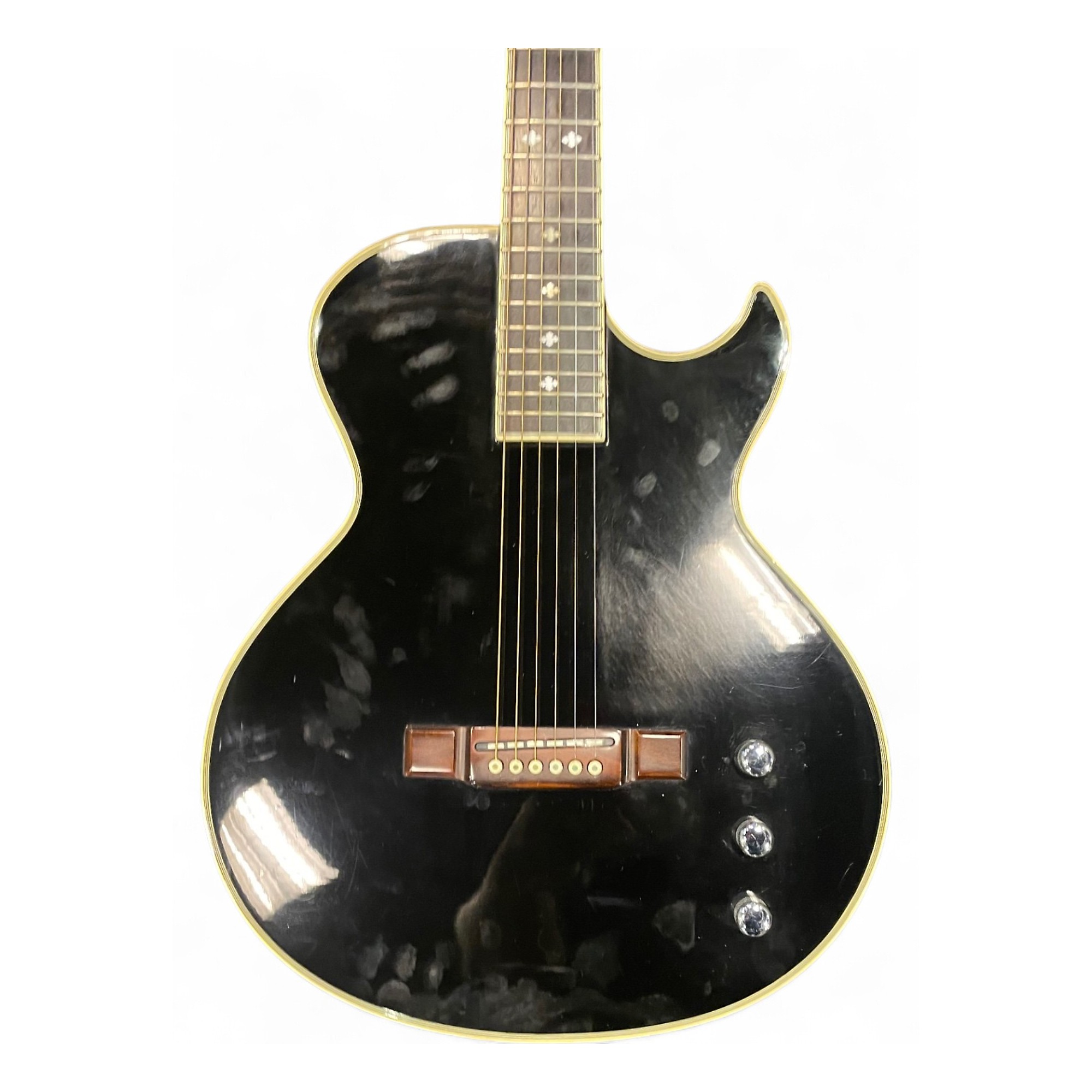 Vintage 1992 Washburn SBF-80 BLACK Solid Body Electric Guitar