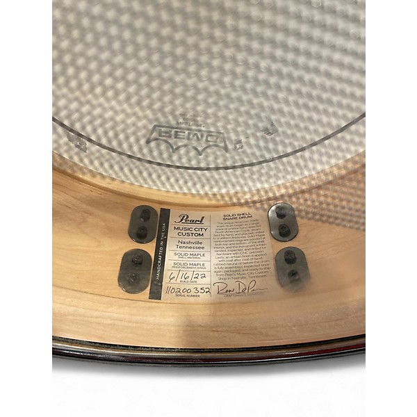 Used Pearl 14in MUSIC CITY CUSTOM Walnut Drum