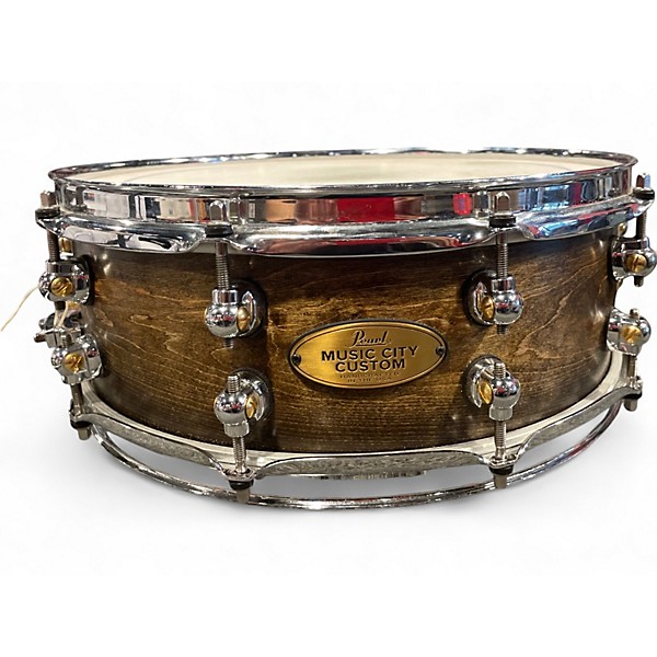 Used Pearl 14in MUSIC CITY CUSTOM Walnut Drum