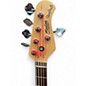 Used Sterling by Music Man Ray5 5 String Red to Black Fade Electric Bass Guitar