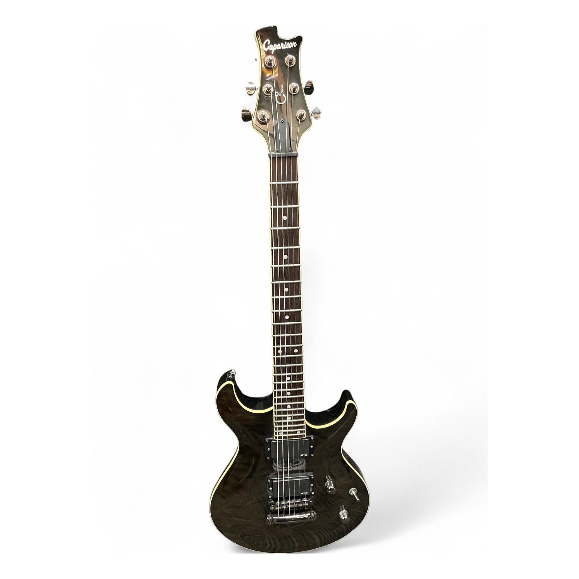 Used Caparison Guitars ANGELUS Trans Black Solid Body