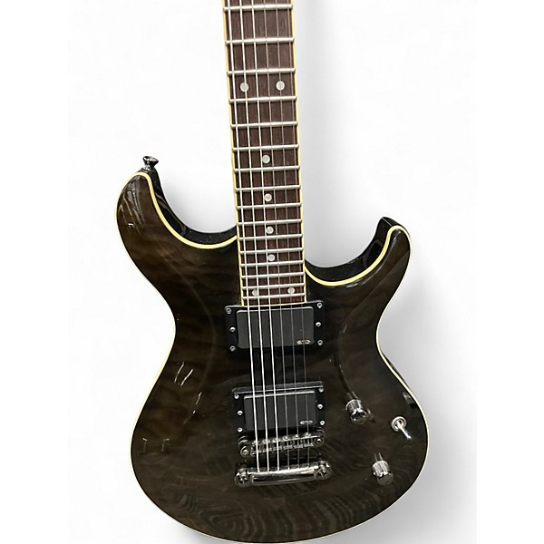 Used Caparison Guitars ANGELUS Trans Black Solid Body Electric Guitar