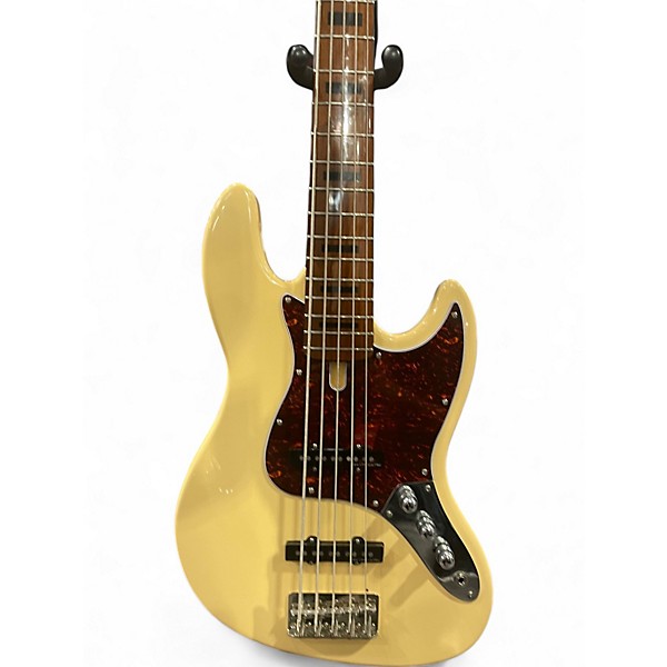Used Sire M5 Vintage White Electric Bass Guitar