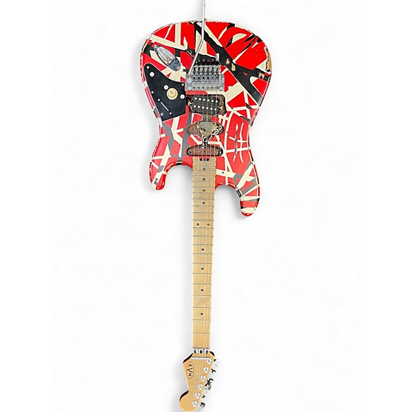 美品 EVH Frankie EVH Striped Series Frankie Red/White/Black Relic – Chicago