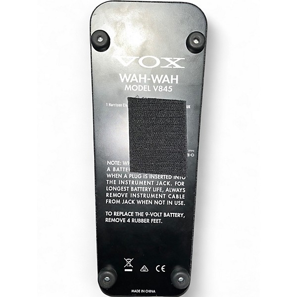Used VOX V845 Classic Wah Effect Pedal