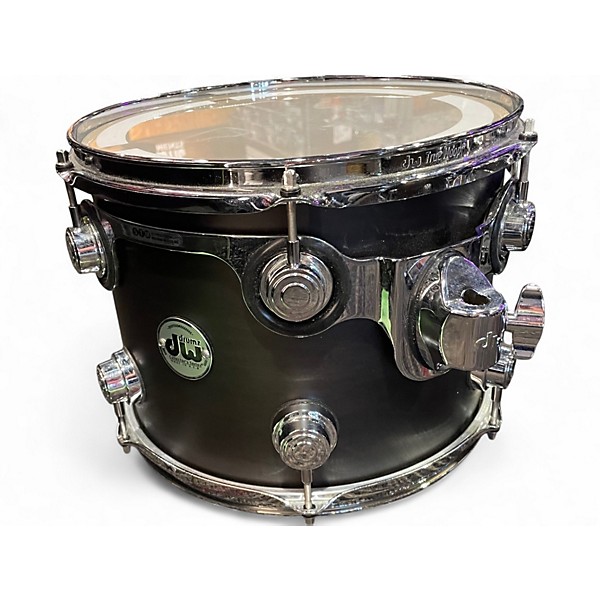 Used DW 4 Piece Collector's Maple Standard Matte Black Drum Kit