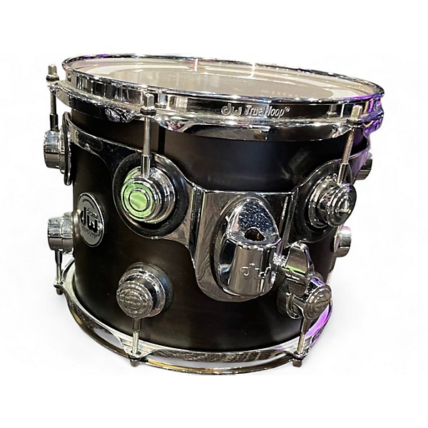 Used DW 4 Piece Collector's Maple Standard Matte Black Drum Kit