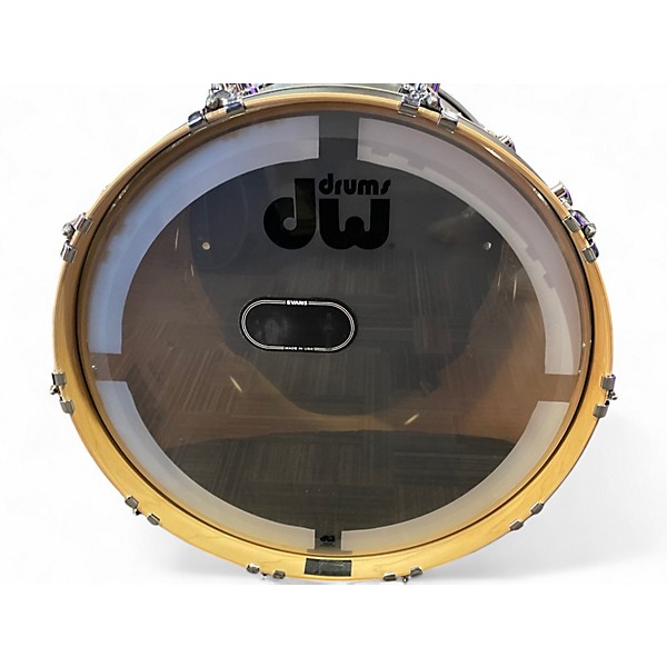 Used DW 4 Piece Collector's Maple Standard Matte Black Drum Kit