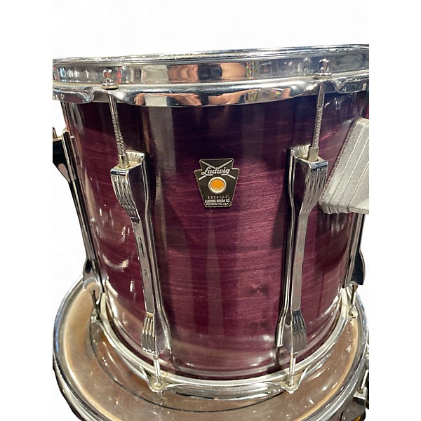 Used Ludwig 5 Piece Classic Maple Purple Shadow Drum Kit