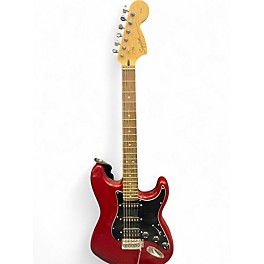 Used Squier Affinity Stratocaster Wine Red Solid Body Electric Guitar