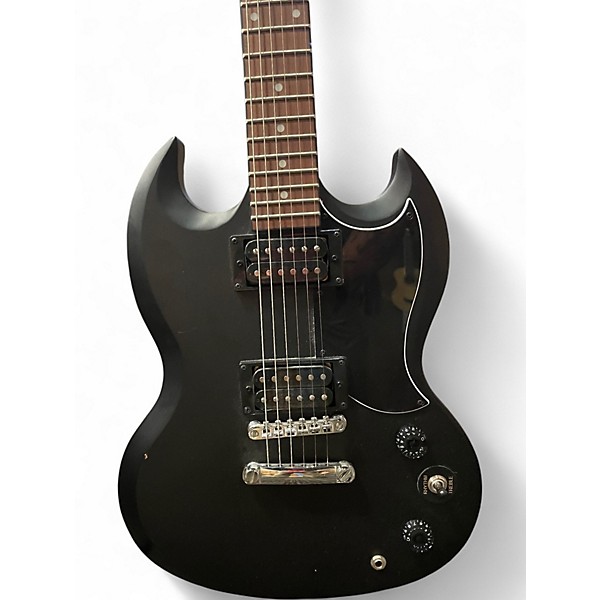 Used Epiphone SG Black Solid Body Electric Guitar Black