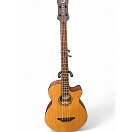 Used Luna LAB30 TRIBAL Natural Acoustic Bass Guitar