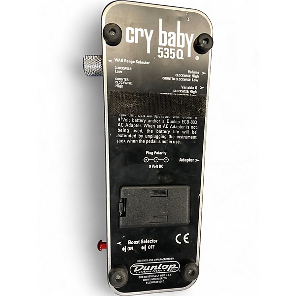 Used Dunlop 535Q Cry Baby Multi-Wah Effect Pedal