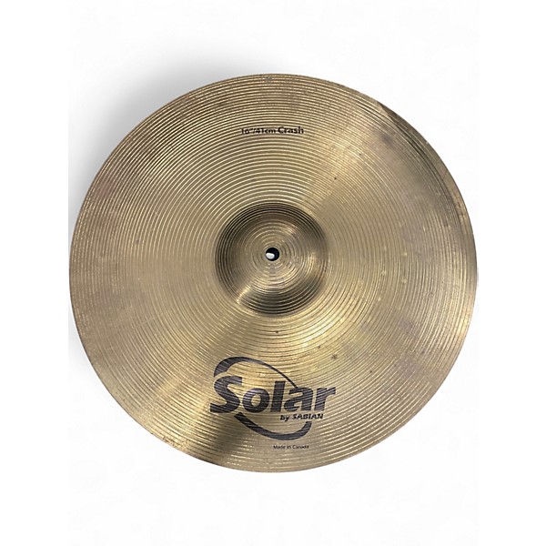 Used Solar by Sabian 16in crash cymbal Cymbal