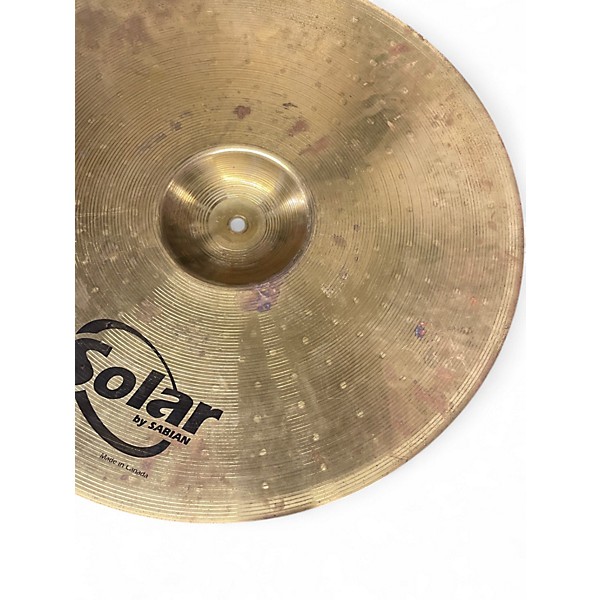 Used Solar by Sabian 20in ride  Cymbal